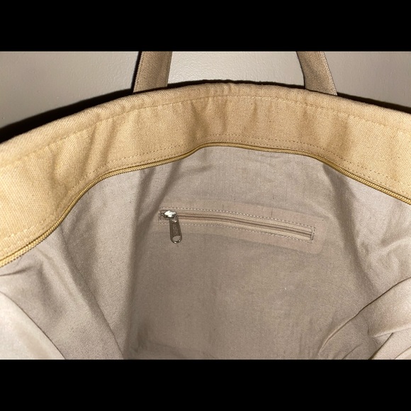 NWT Boho Canvas Tote - Picture 6 of 7